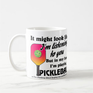 Addicted to Pickleball  Coffee Mug
