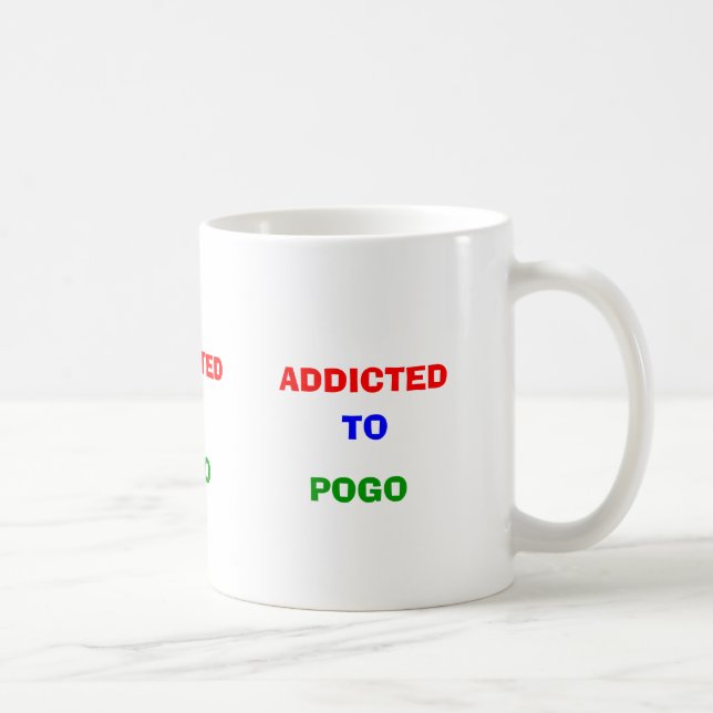 Addicted To POGO Coffee Mug (Right)