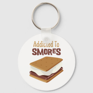 Addicted To Smores Keychain