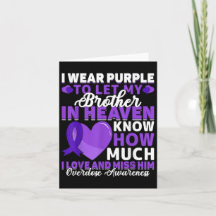 Addiction Awareness Drug Addiction Overdose Awaren Card