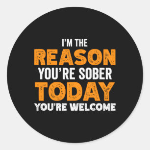 Addiction Counselor Addiction Counsel Recovery Awa Classic Round Sticker