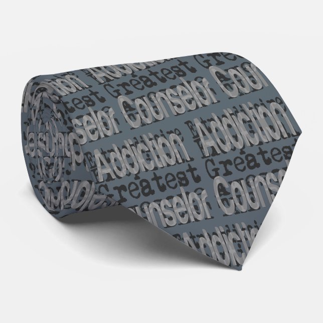 Addiction Counselor Extraordinaire Tie (Rolled)