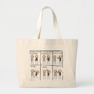 addiction large tote bag