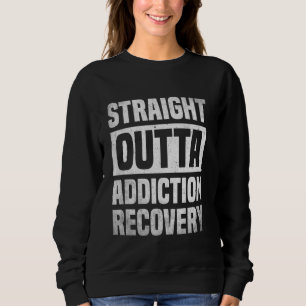 Addiction Recovery Awareness Alcohol Addiction Awa Sweatshirt