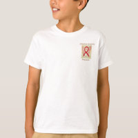 Addiction Recovery Awareness Red Ribbon Angel Tee