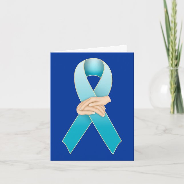 Addiction Recovery Awareness Ribbon Card (Front)