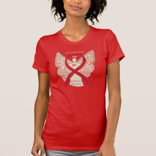 Addiction Recovery Red Awareness Ribbon Shirt