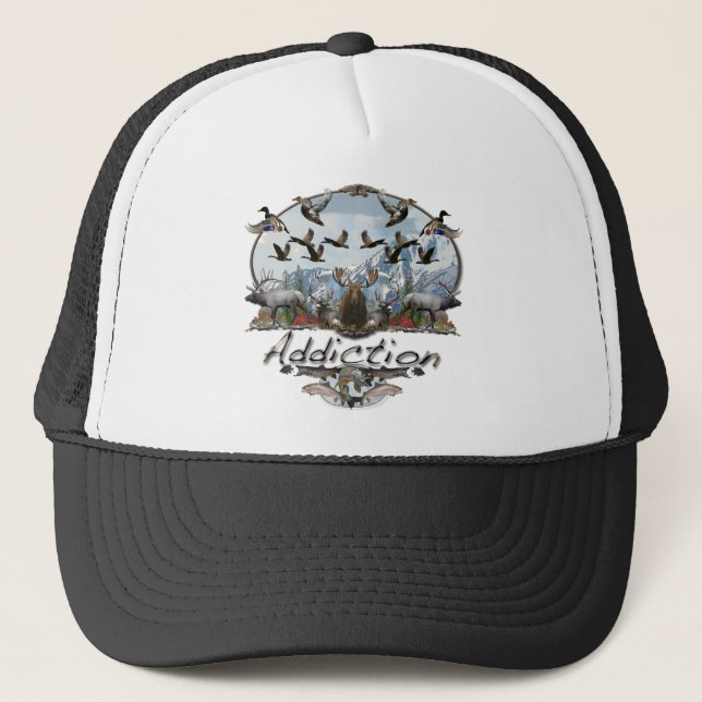 addiction trucker hat (Front)