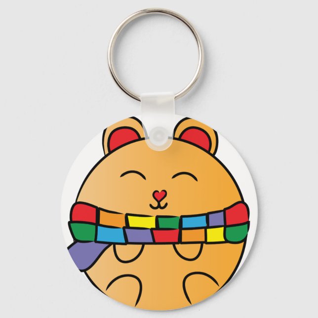 Addie Bean Keychain (Front)