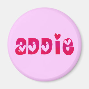 Addie in Hearts Magnet