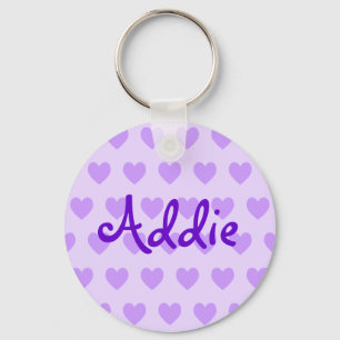 Addie in Purple Keychain
