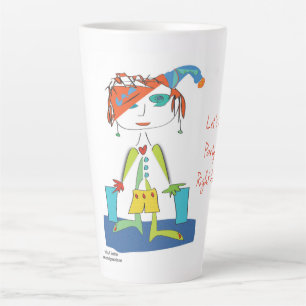 'Addie' - Yoga Latte Mug