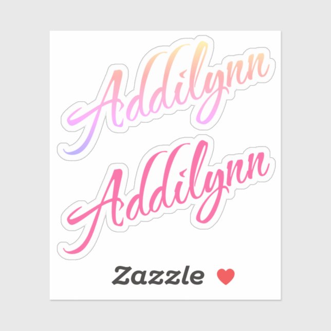 Addilynn name x2 (Sheet)