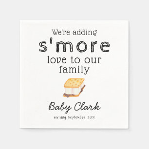 Adding S'more Love Baby Shower  Napkin