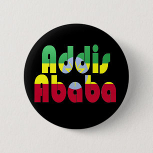 Addis Ababa, Ethiopia 2 Inch Round Button