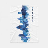 Addis Ababa Ethiopia skyline Blue