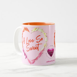 Addison Cole, A Love So Sweet Mug - rose/orange