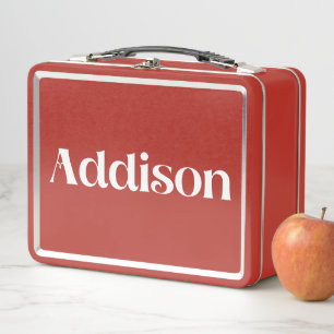 Addison  metal lunch box