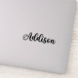 Addison Name - Handwritten Calligraphy