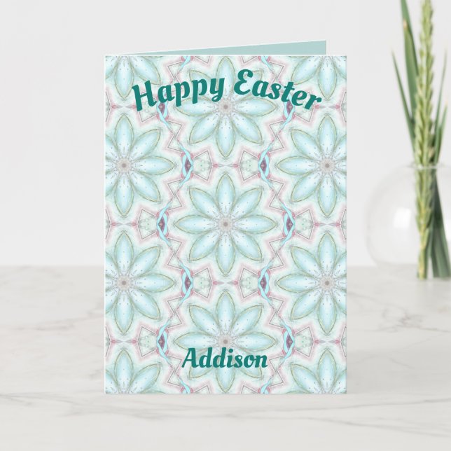 ADDISON ~ Personalized Easter card pattern ~ (Front)