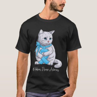 Addison s disease Awareness Month Light Blue Ribbo T-Shirt