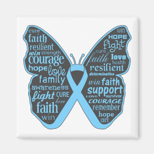 Addison's Disease Awareness Butterfly Ribbon Magnet