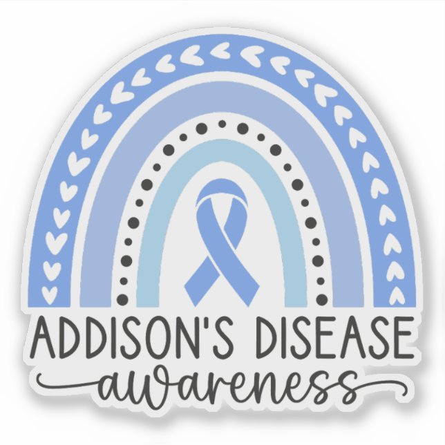Addison's Disease Awareness Rainbow, Rare Disease (Front)