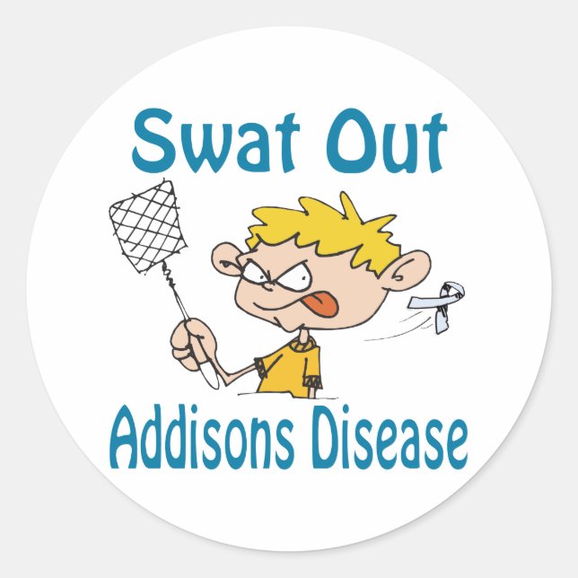 Addisons-Disease Classic Round Sticker (Front)