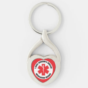 Addison's Disease Keychain