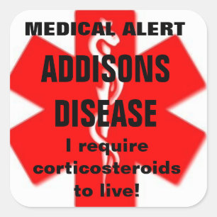 Addisons disease stickers