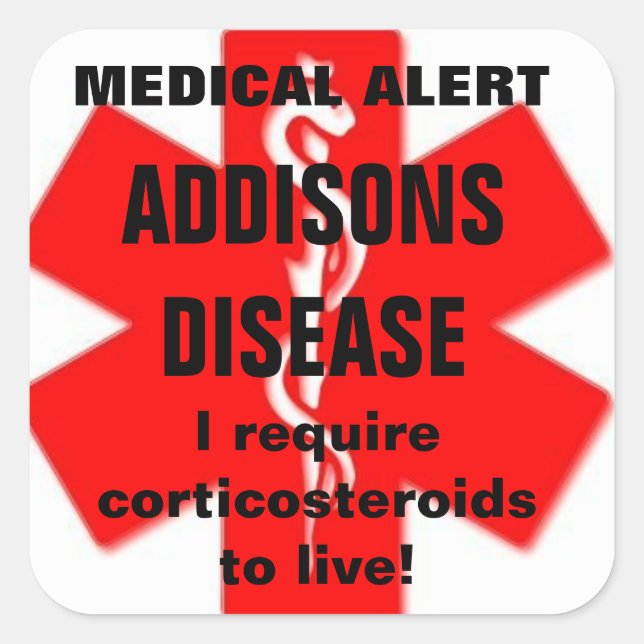 Addisons disease stickers (Front)