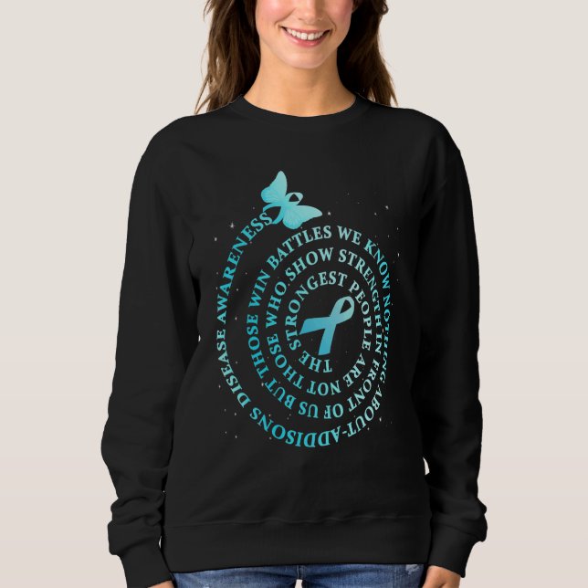 Addisons Disease Warrior 1 Sweatshirt (Front)