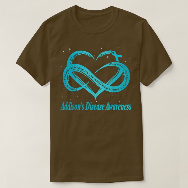 Addison's Disease Warrior  T-Shirt (Design Front)