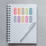 Addition Table Sticker<br><div class="desc">A nice sticker you can stick it wherever you want to help your children to learn addition table. It comes with pastel colours background and could be used as a gift to a kid,  parents or teacher!</div>