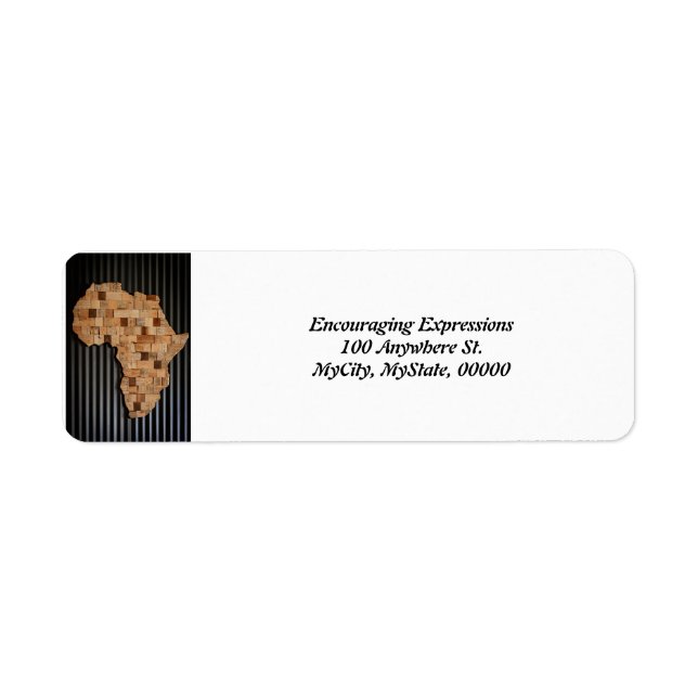 address label (Front)