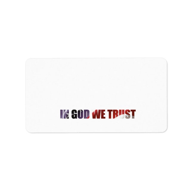 ADDRESS LABEL (Front)