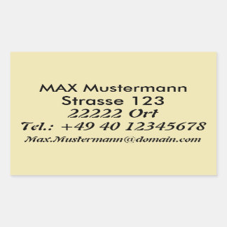 address label