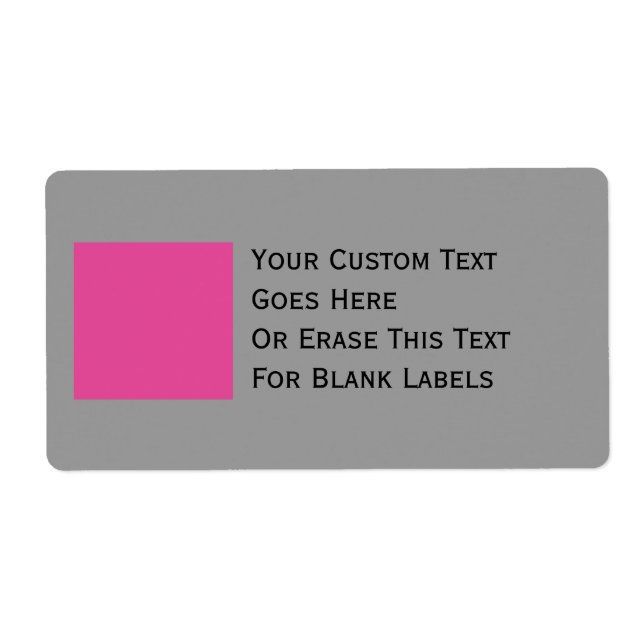 Address Label Template (Front)