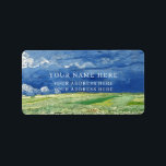 ADDRESS LABEL : VAN GOGH : WHEAT FIELD<br><div class="desc">ADDRESS LABEL : VAN GOGH : WHEAT FIELD  UNDER THUNDERCLOUDS</div>