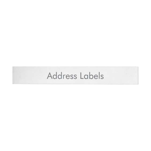 Address Labels (Individual)