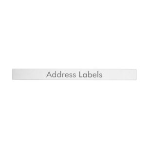 Address Labels
