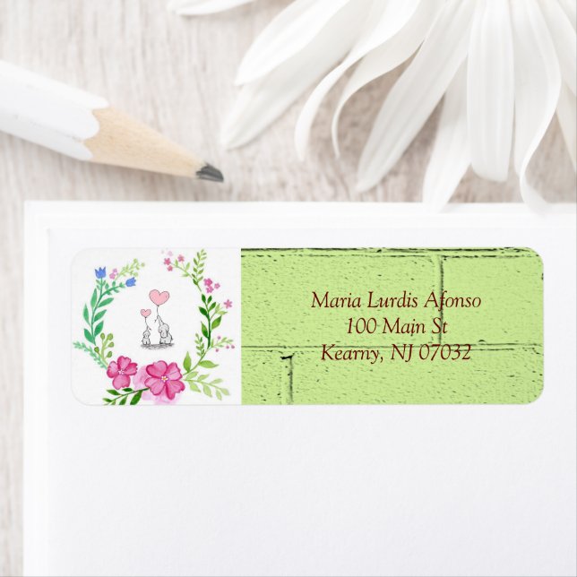 Address Labels Elephant (Insitu)