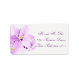 Address Labels/Flower Label