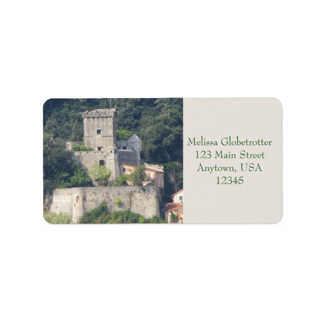 Address Labels--Lerici Castle Label (Front)