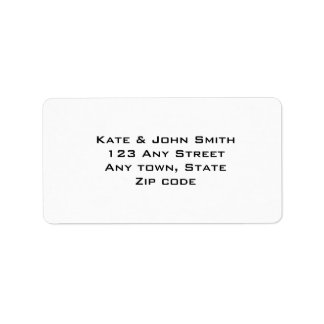Address labels templates