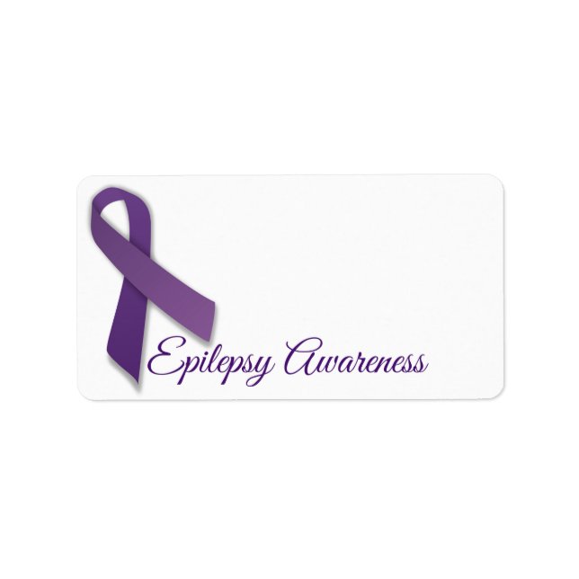 Address labels to show support for Epilepsy (Front)