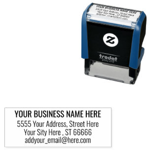 Address Self-inking Stamp Name E-mail Personalized