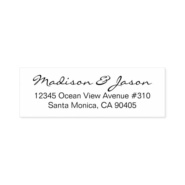 Address Stamp, Self Inking Stamp (Design)