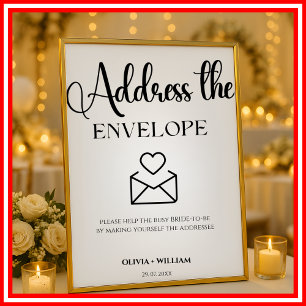 Address The Envelope Make Yourself An Addressee Poster