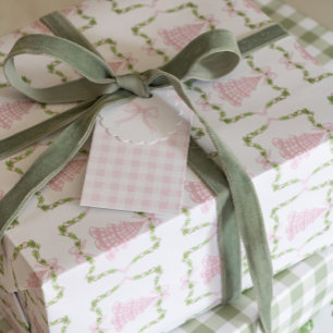 Addy's Christmas Trees Wrapping Paper Sheet